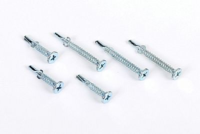 Flat head self drilling screw